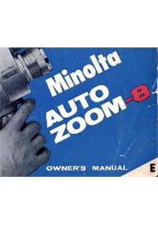 Minolta Zoom 8 manual. Camera Instructions.